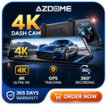 🚗 AZDOME 4K Dash Cam – الأمان الكامل أثناء القيادة